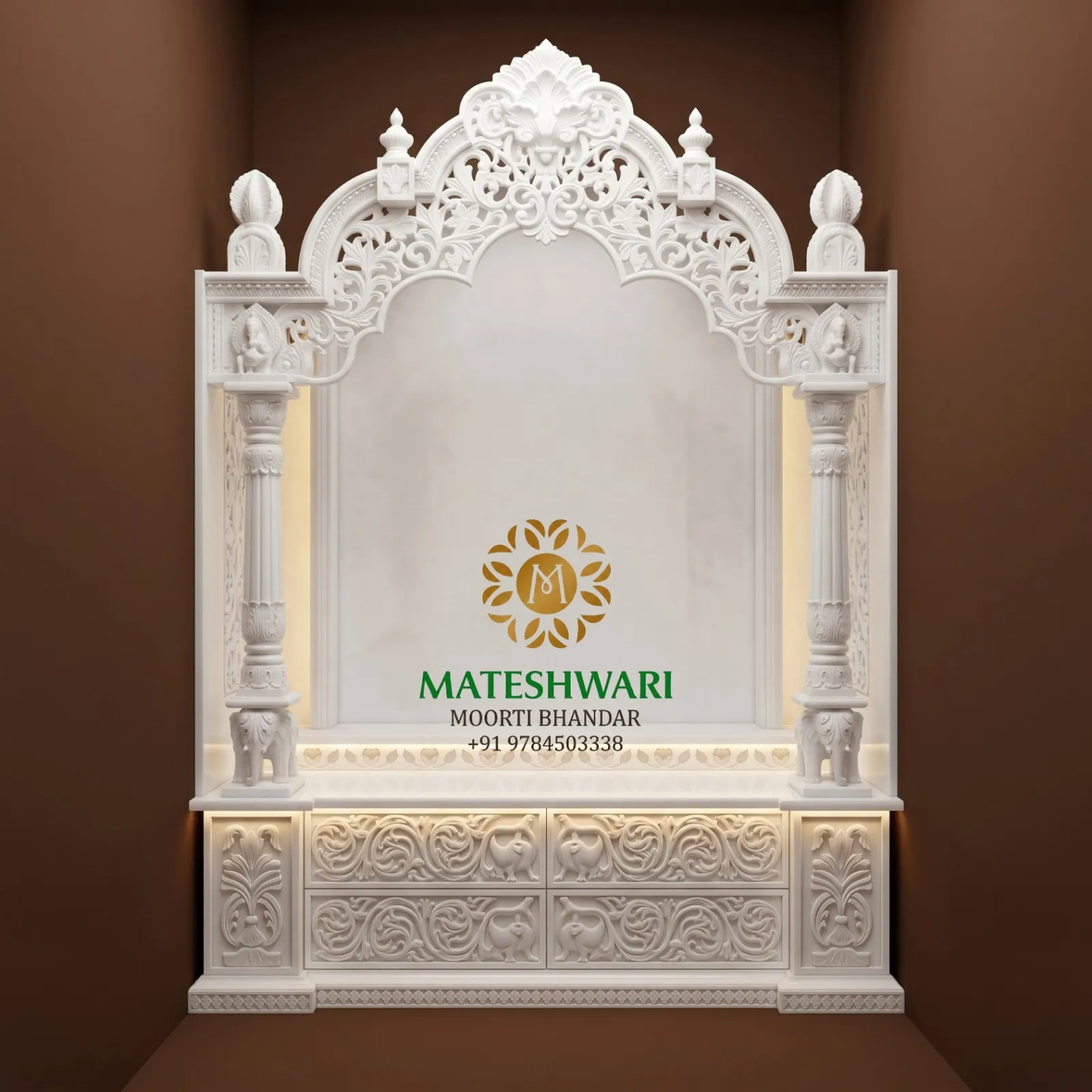 Elegant White Temple (HT-EW-027)