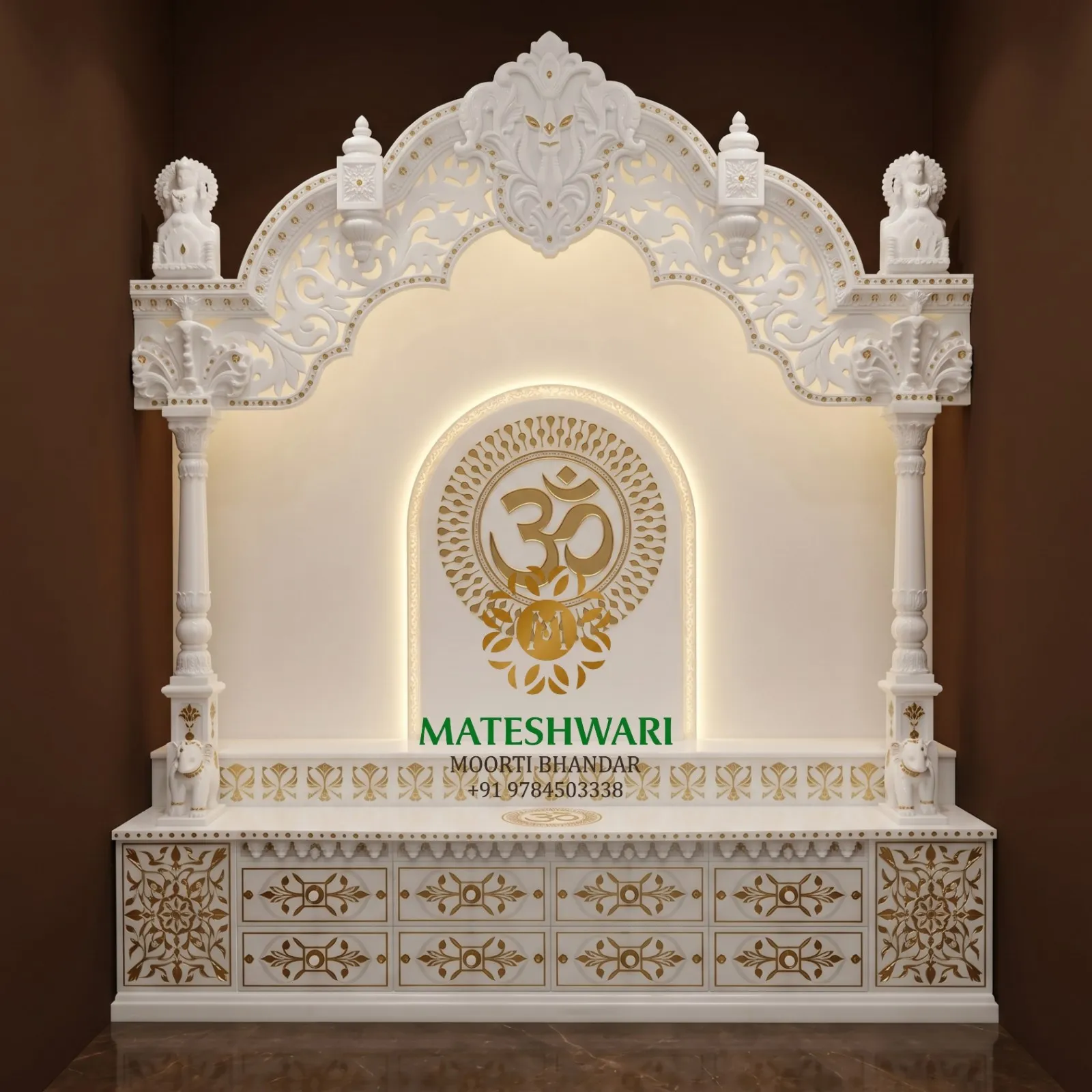 LED Om Temple (HT-LO-025)