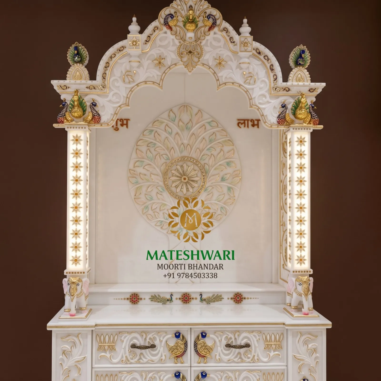 Luxury Gold Accent Temple (HT-LG-016)